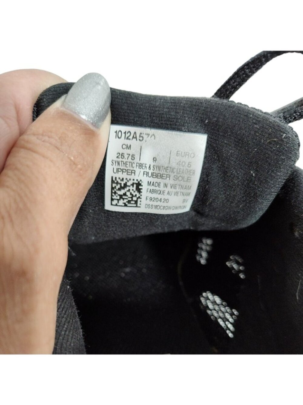 Asics Contend 6 Sneakers Women Size 9 Black Rose Gold Everyday Comfort 1012A570 - Picture 7 of 9